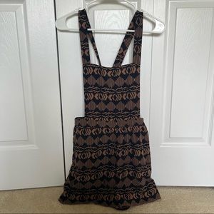 small black and brown forever 21 romper